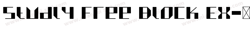 Studly Free Block Ex字体转换